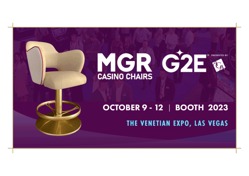 Mgr Casino Chairs al Global gaming expo 2023 di Las Vegas